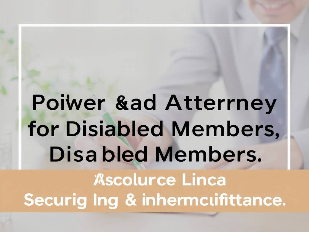 Will & Power of Attorney for Disabled Members: Secure Living & Inheritance