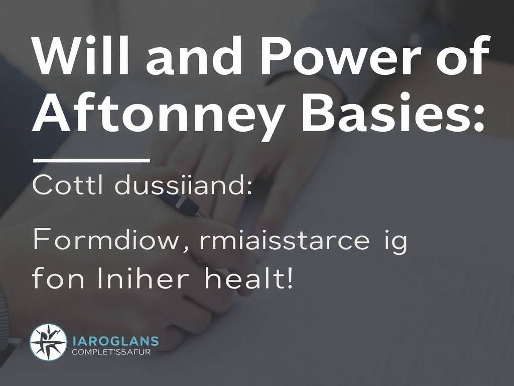 Will and Power of Attorney Basics: Lay a Legal Foundation for Inheritance