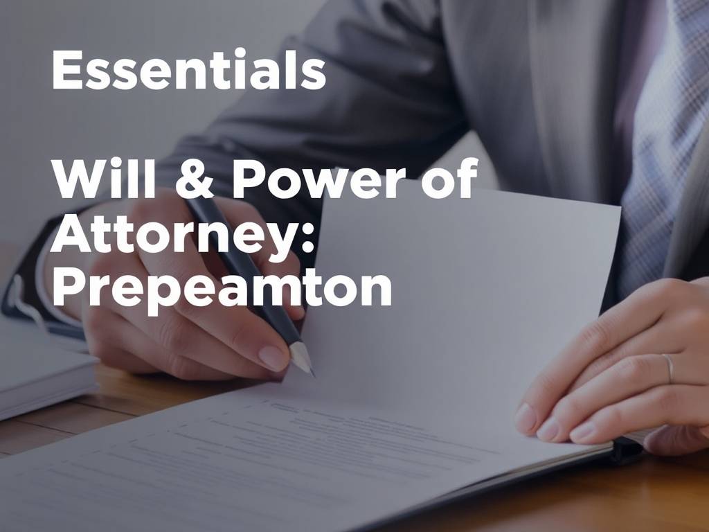 Essentials of Will & Power of Attorney: Valid Document Prep Steps