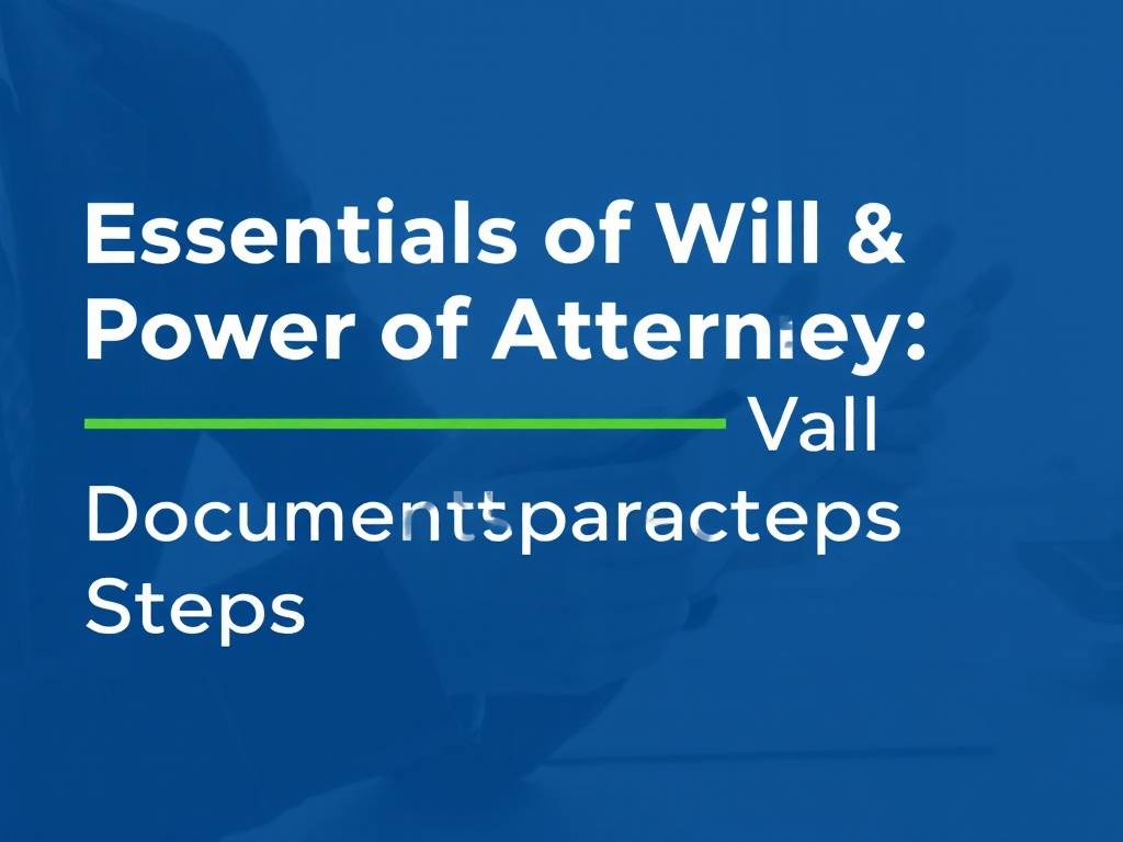 Essentials of Will & Power of Attorney: Valid Document Prep Steps(1) Essentials of Will & Power of Attorney: Valid Document Prep Steps(1)