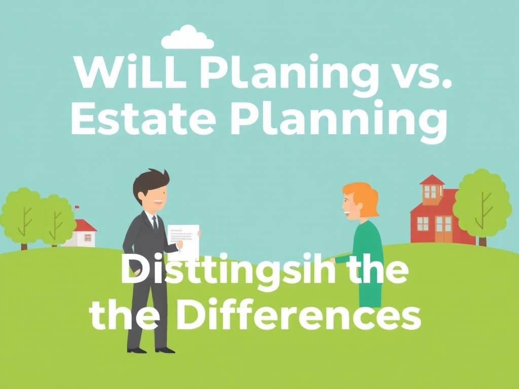 Will Planning vs Estate Planning: Clarify the Differences(1) Will Planning vs Estate Planning: Clarify the Differences(1)