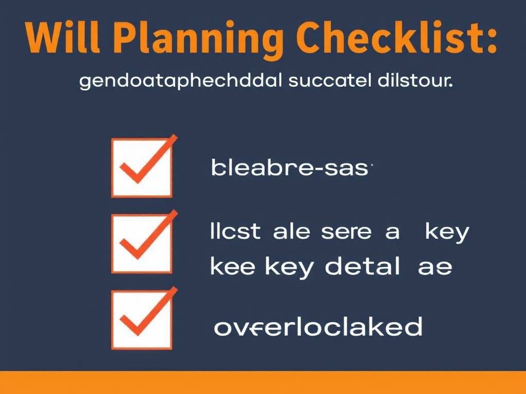 Will Planning Checklist: Ensure No Key Details Are Missed(1)
