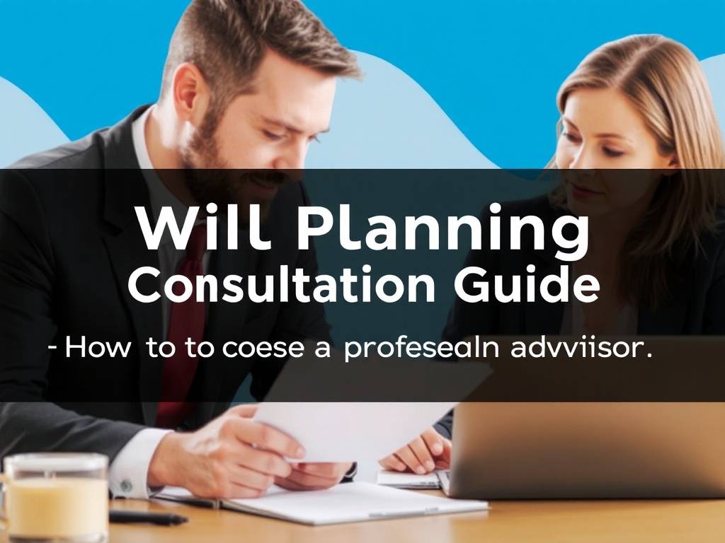 Will Planning Consultation Guide: How to Choose a Professional Advisor