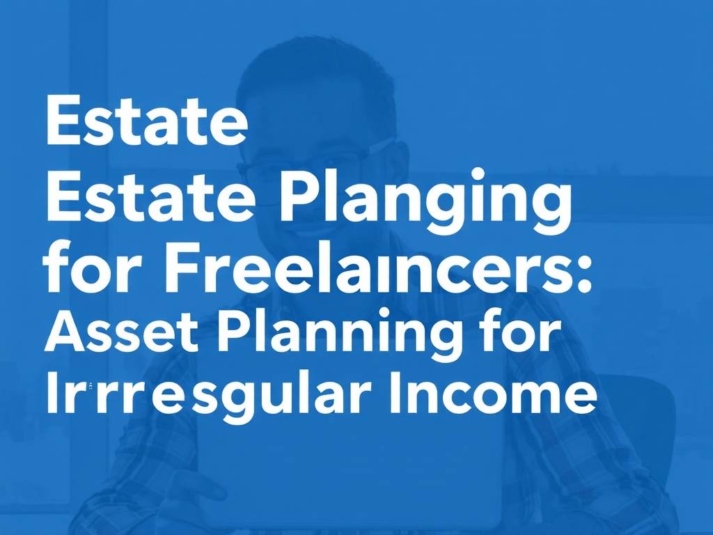Estate Planning for Freelancers: Irregular Income Asset Planning