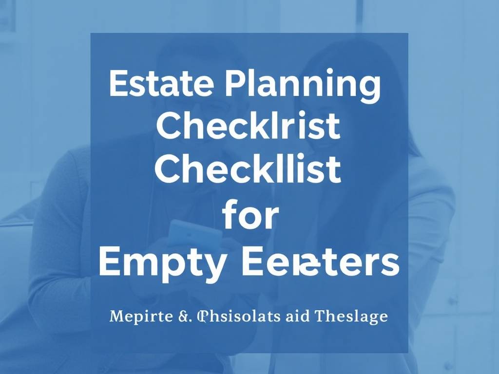 Estate Planning Checklist for Empty Nesters: Updating Beneficiary Info
