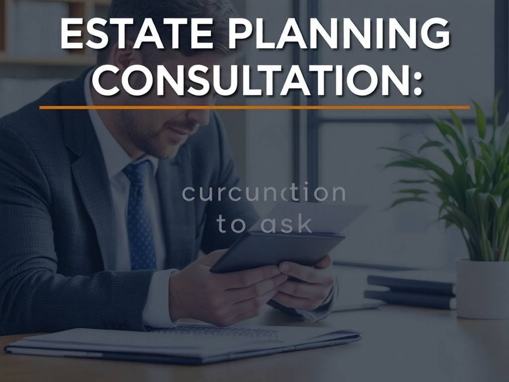 Estate Planning Attorney Consultation: What Questions to Ask