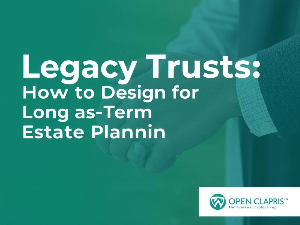 Legacy Trusts: How to Design for Long-Term Estate Planning(1)