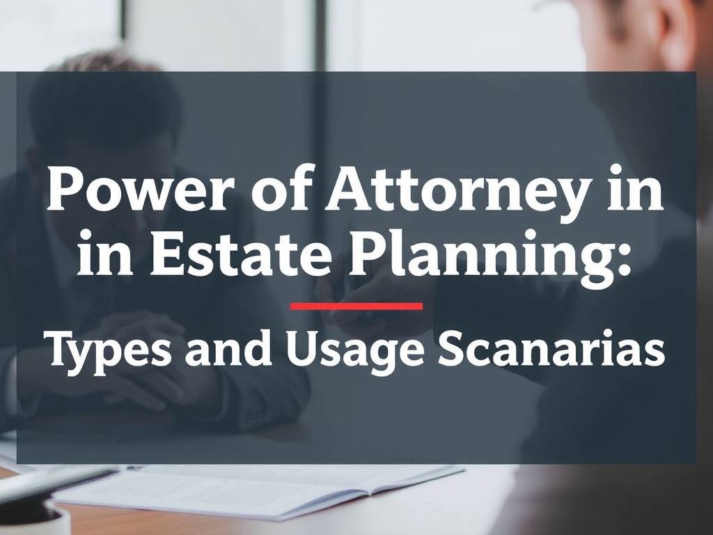Power of Attorney in Estate Planning: Types and Usage Scenarios(1)