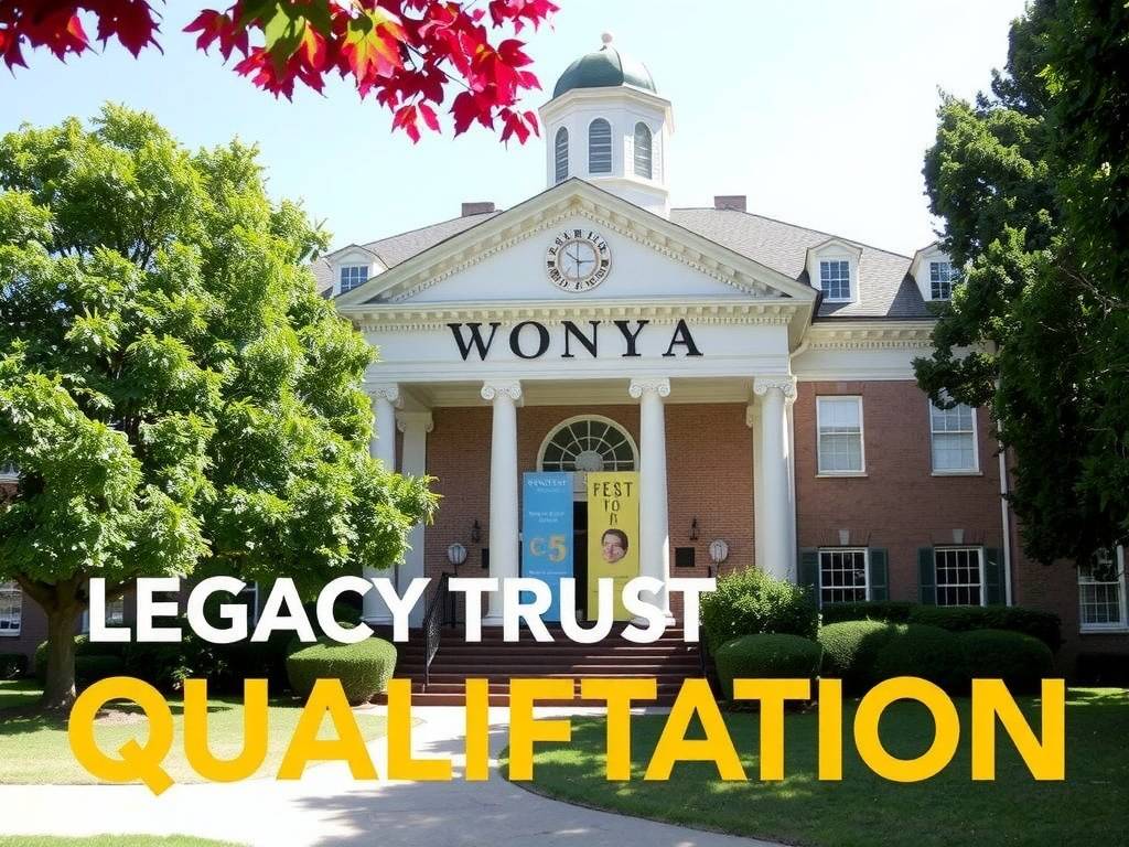 Legacy Trust Establishment Institution Qualification Inquiry