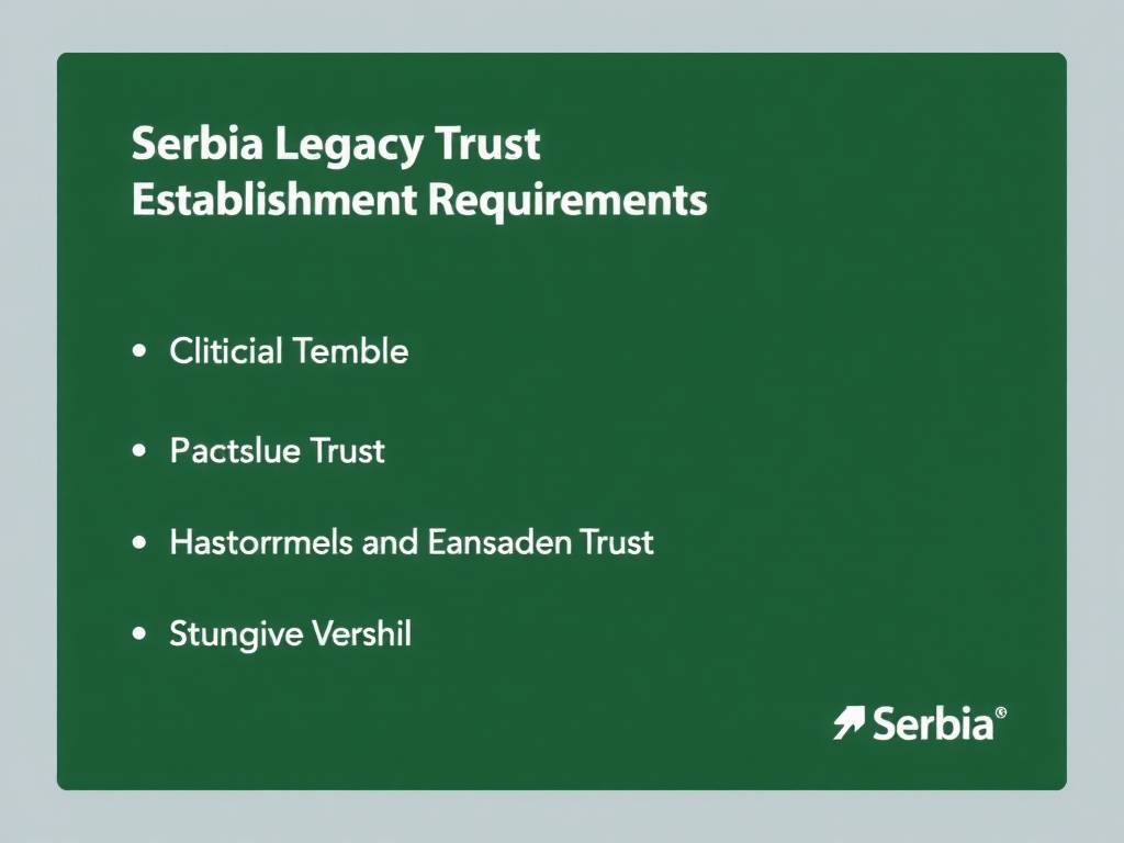 Serbia Legacy Trust Establishment Requirements