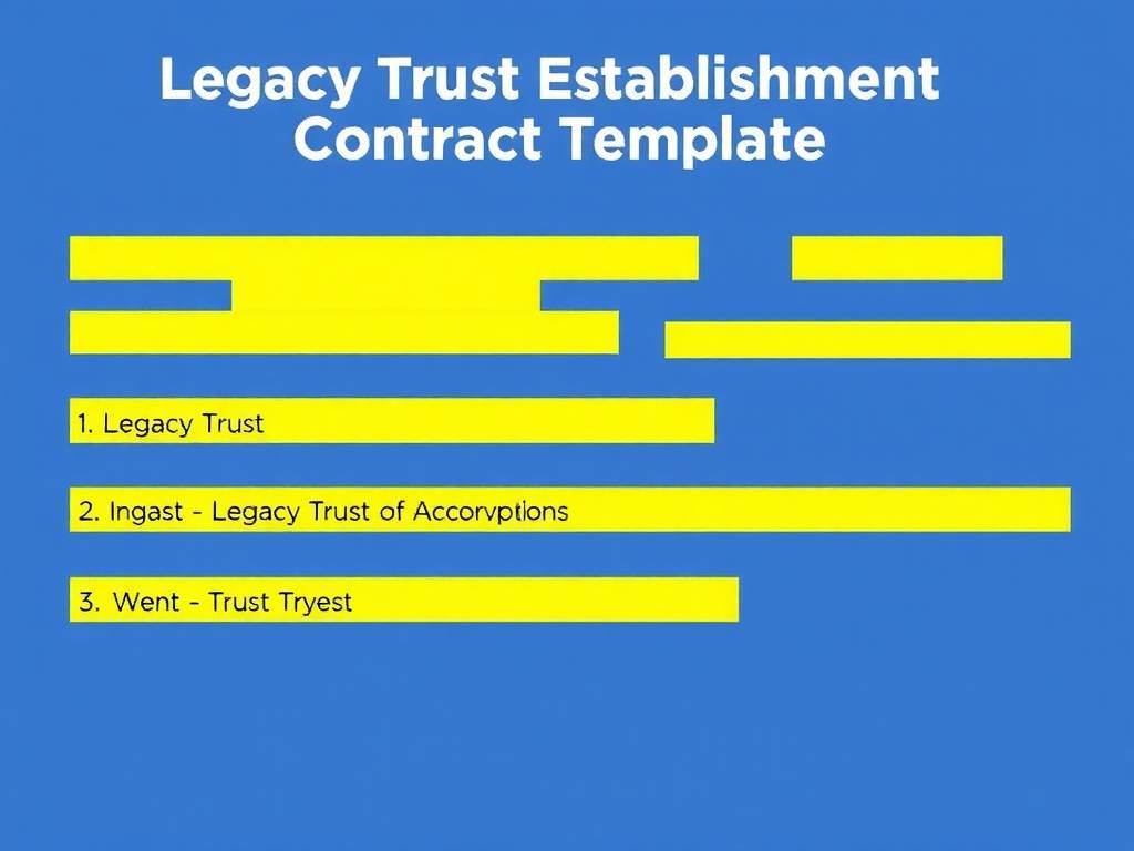 Legacy Trust Establishment Contract Template Reference Legacy Trust Establishment Contract Template Reference