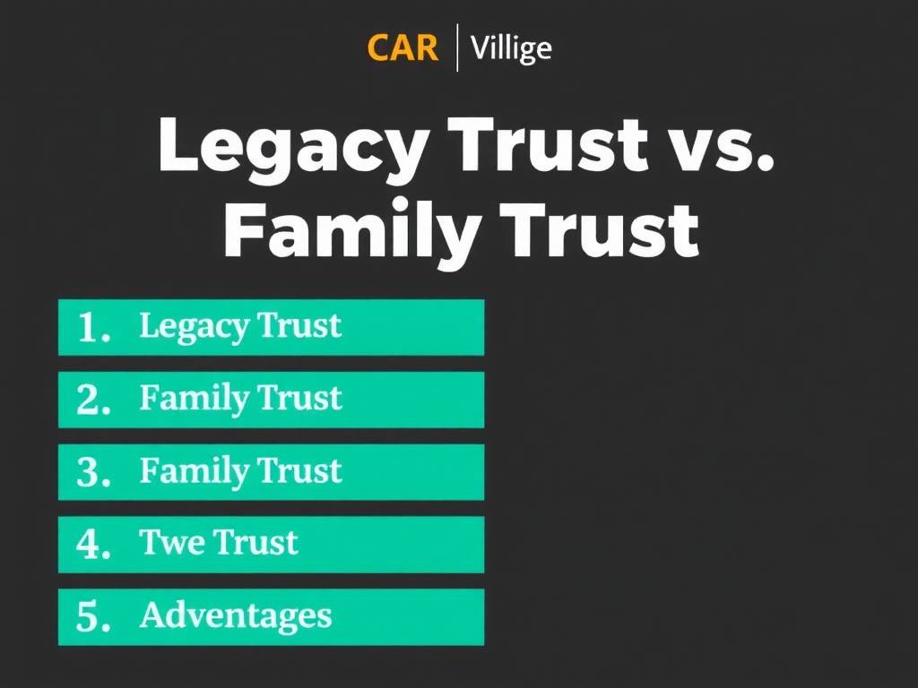 Legacy Trust vs Family Trust Advantages Legacy Trust vs Family Trust Advantages