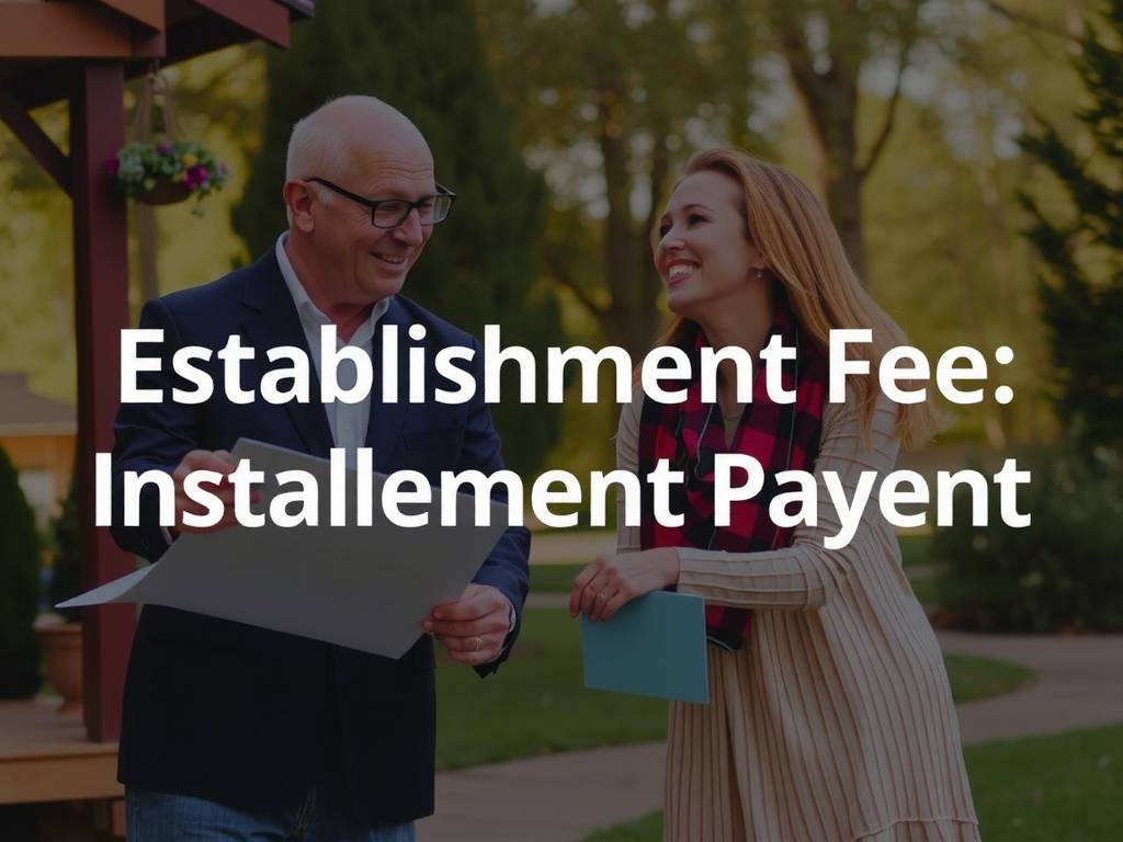 Legacy Trust Establishment Fee Installment Payment
