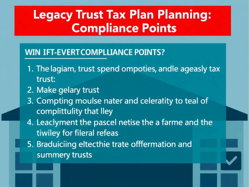 Legacy Trust Tax Planning Compliance Points